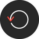 Icon representing 360°