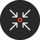 Icon representing focus