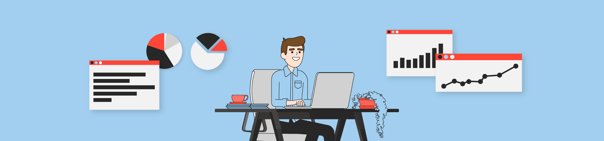 illustration of analytics
