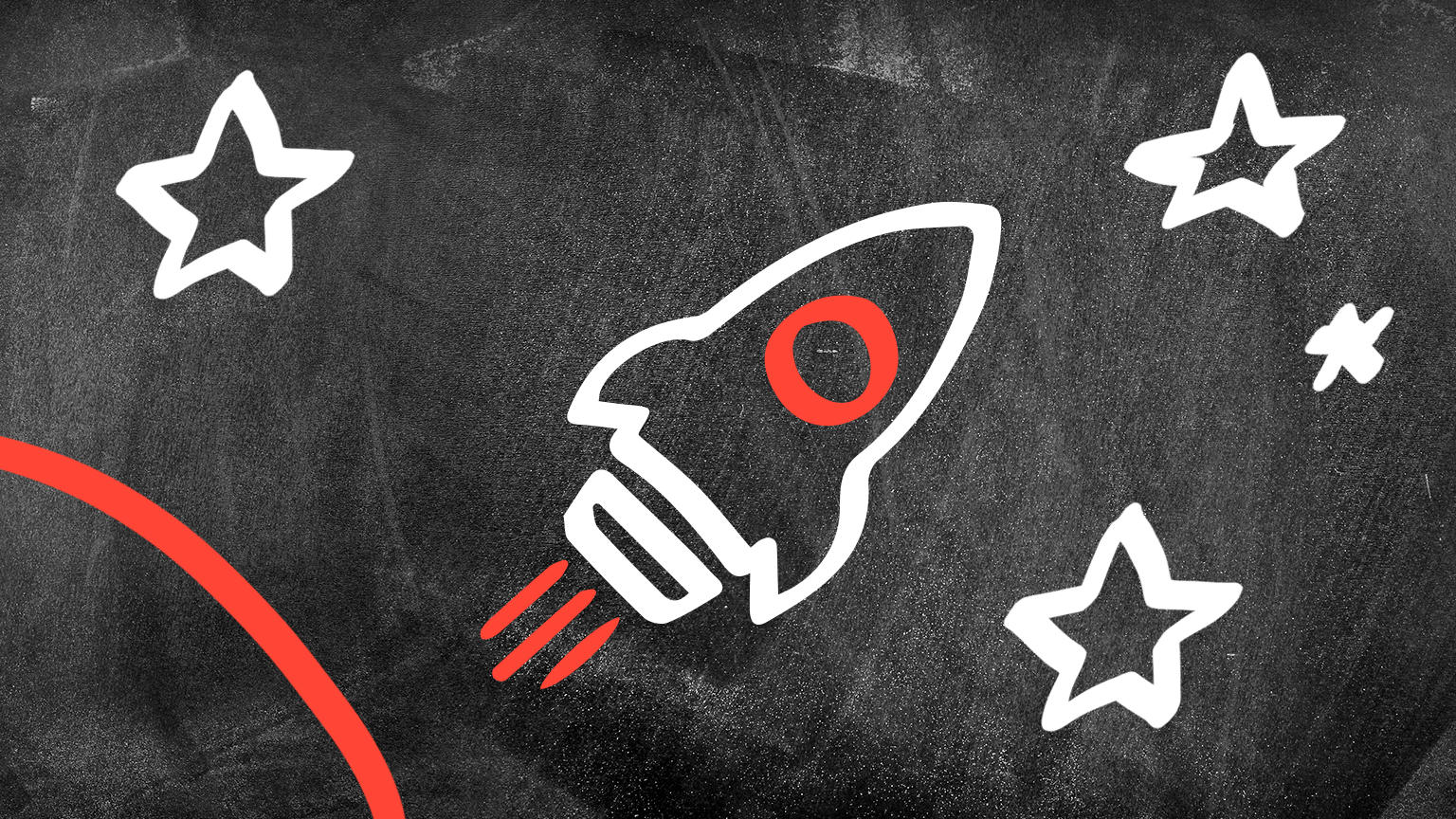 rocket in space