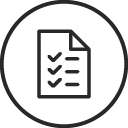 Checkliste bzw. Agenda Icon