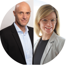 Foto Nadine Vöhringer und Dr. Wolfram Jost
