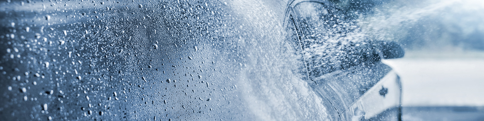 car being washed