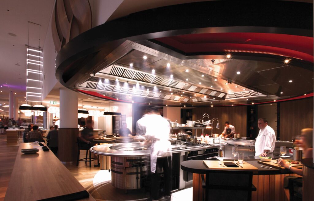 Foto von Restaurant-Küche