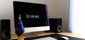 EU-AI-Act auf einem Monitor