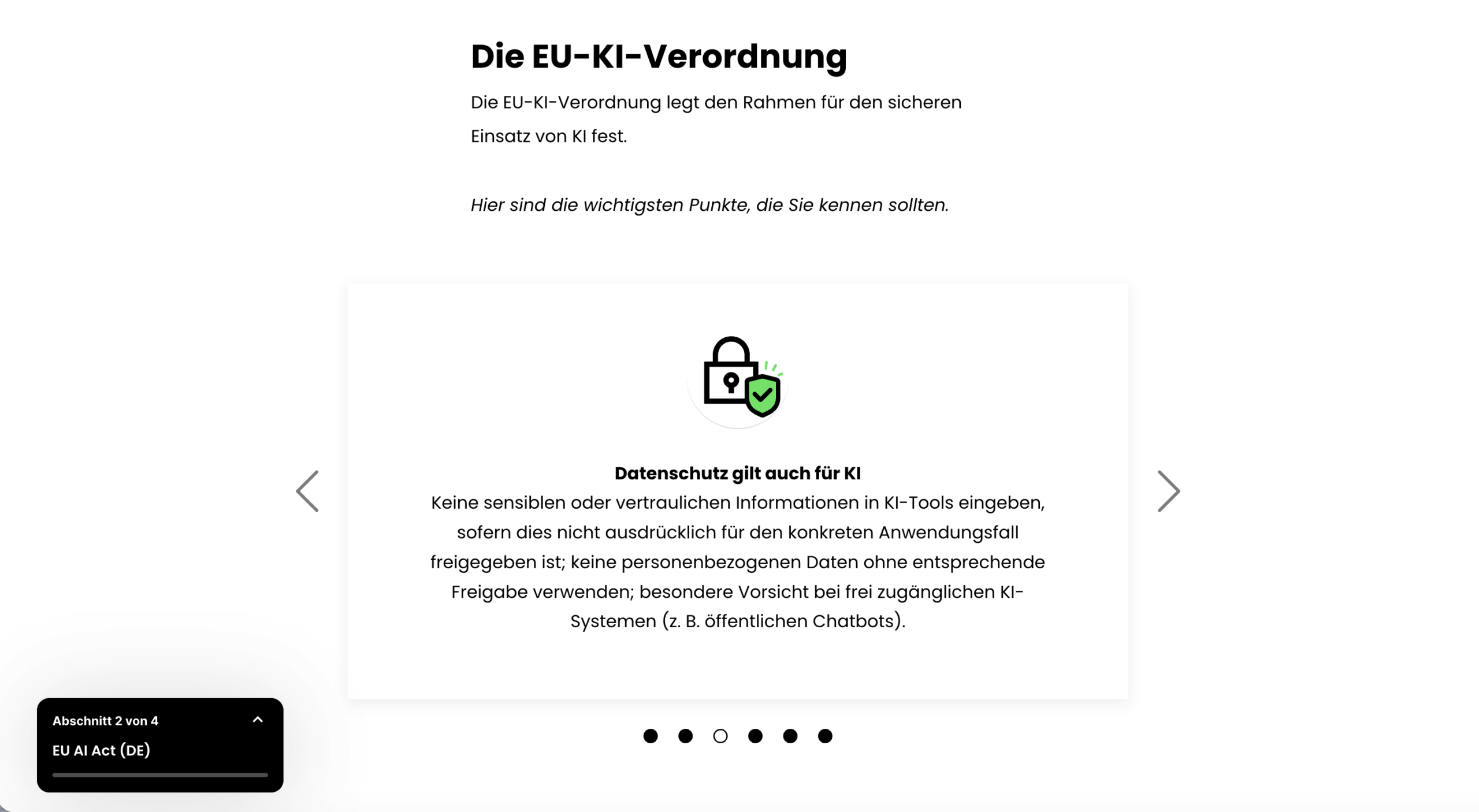 Ein Rahmen für die Verordnung von KI