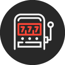 Icon representing a Slot machine