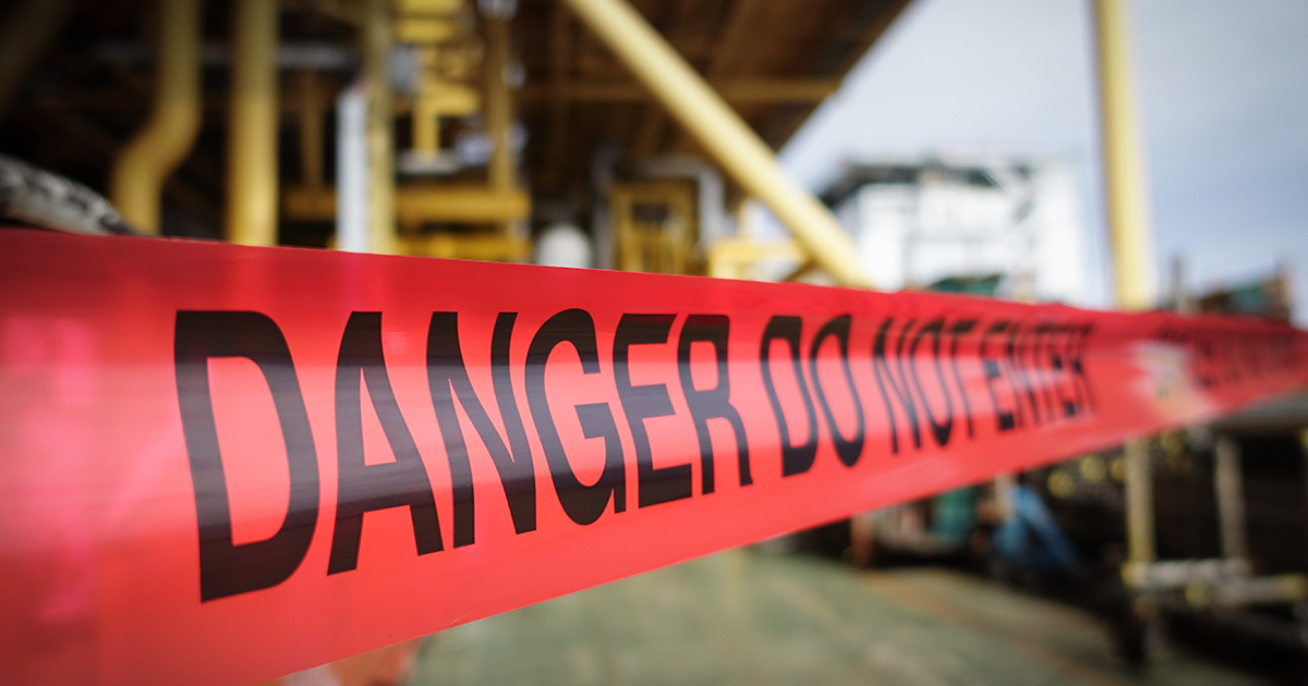 Warning danger