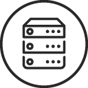 Server stack icon