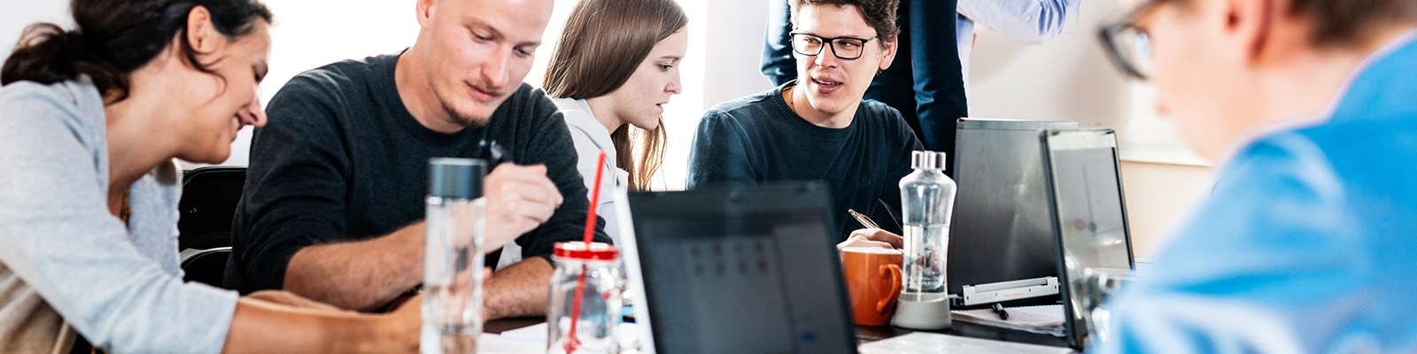 group of people learning