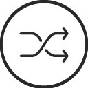Shuffle icon