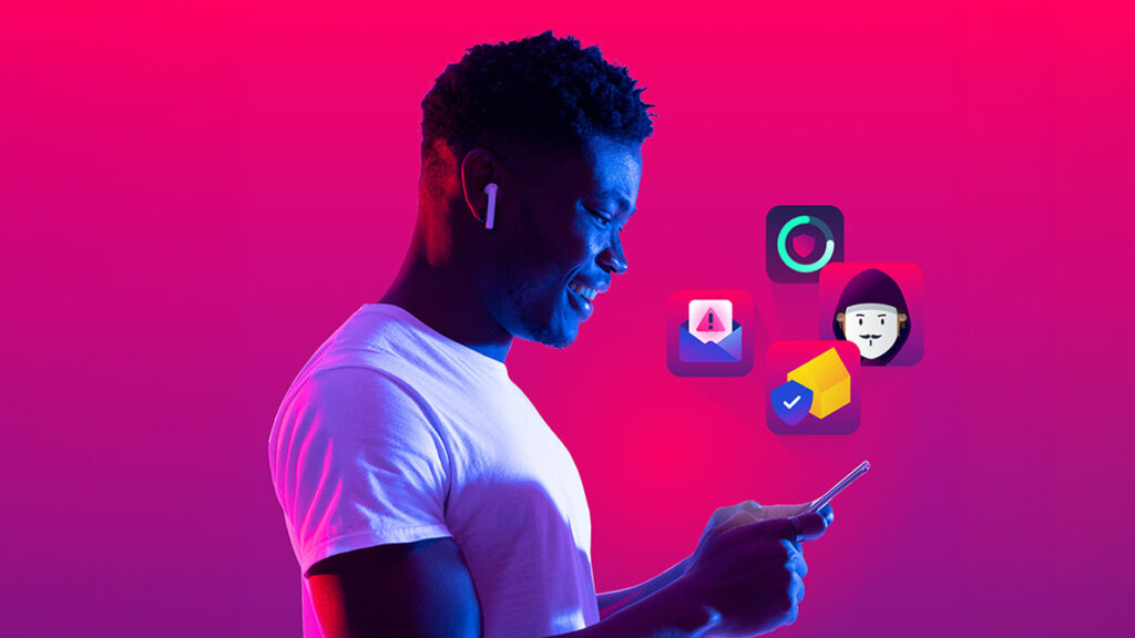 Person looking at a cyber learning checklist on their phone